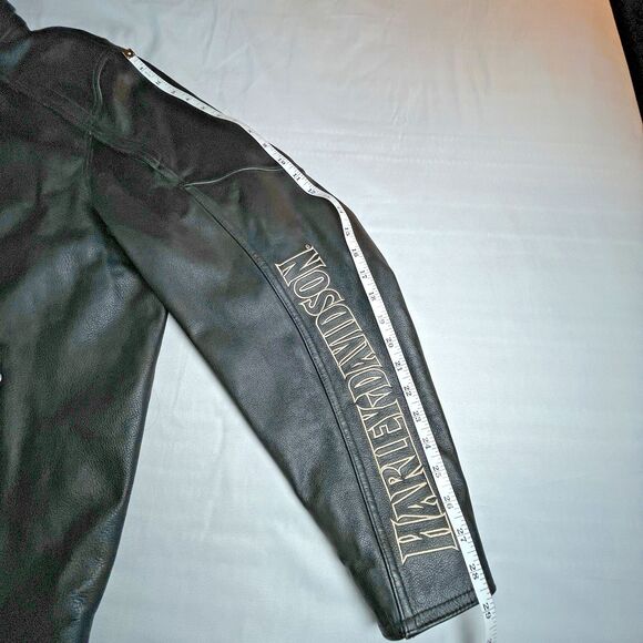 Harley Davidson Mens Roadhouse Black Leather MOTORCYCLE Jacket 3XL 97072-09VM - Picture 16 of 16